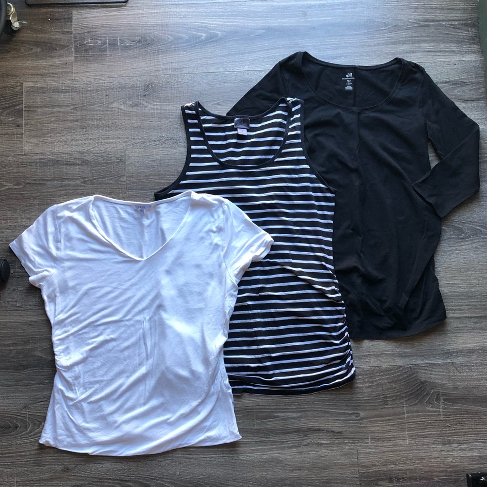 🚫SOLD🚫 Motherhood Maternity & H&M Basics Maternity Tops Bundle